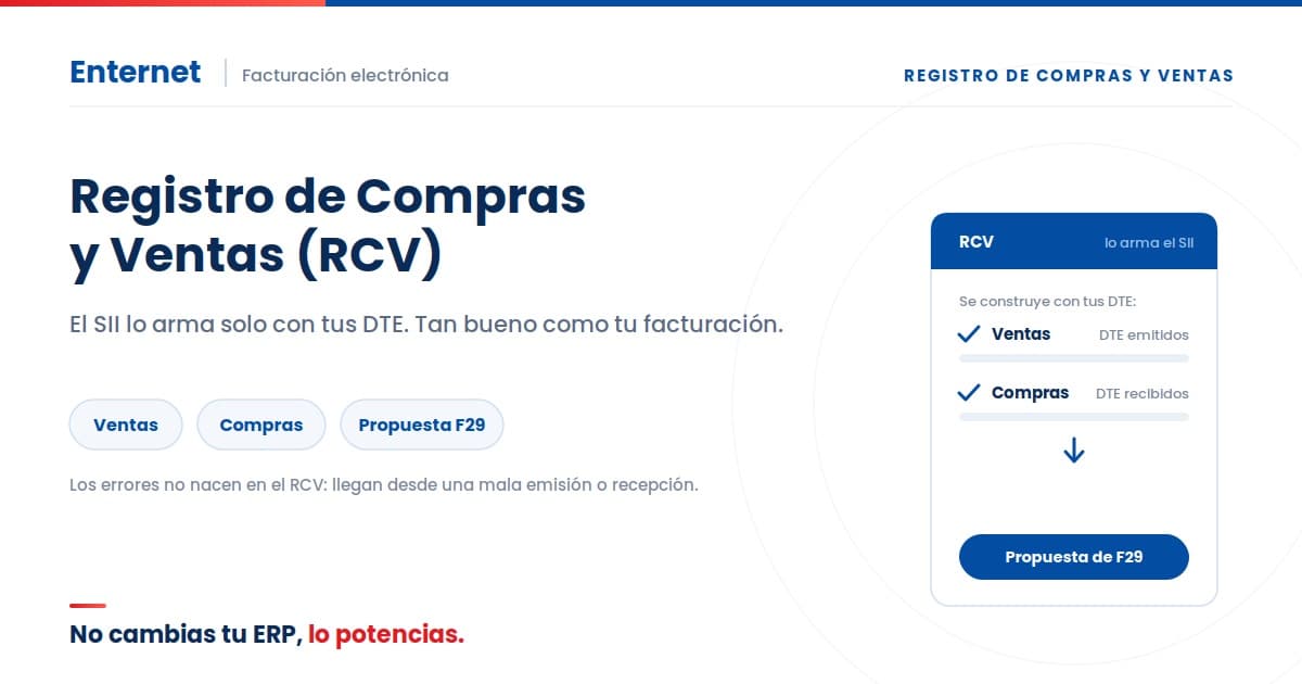 Qué es el Registro de Compras y Ventas (RCV) y cómo se arma